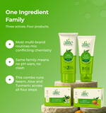 Alite skincare and soap products with text about their benefits
