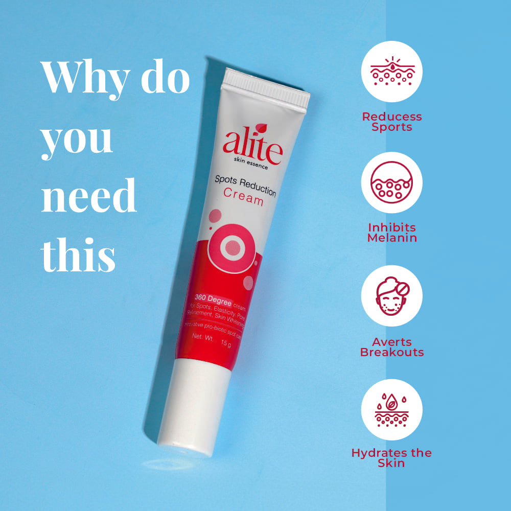 Spots Reduction Cream - Alite Skincare why do you need this
