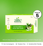 box of alite active neem and aloe vera soap