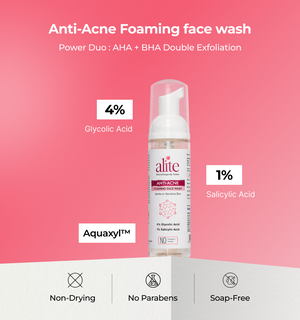 Alite Anti-Acne Foaming Face Wash – Oil Control & Gentle Cleanse
