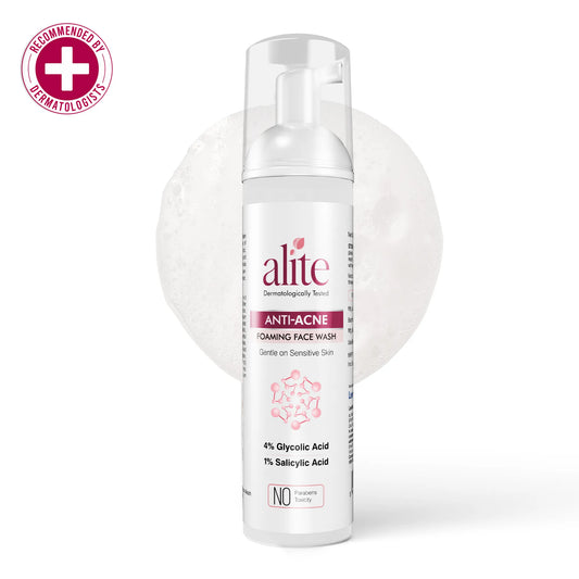 Alite Foaming Face Wash 120ml | Best for Clear Skin | Active Acne Control | Deep Cleansing Face Cleanser for Men & Women | Tan Removal & Oil Control