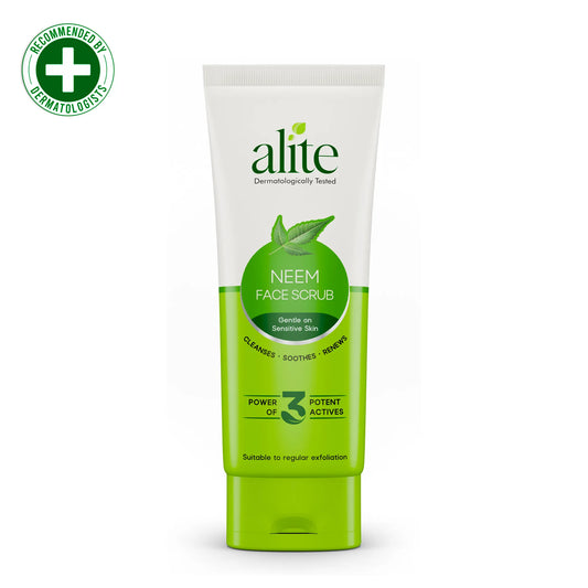 Alite Neem Glow Scrub 140gm | Radiant & Bright Skin | Complexion Boost Formula