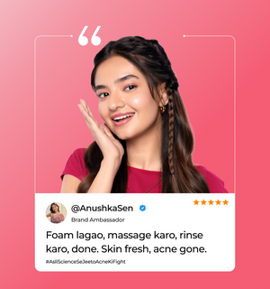 Woman with braided hair with text and social media handle