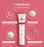 Alite cream tube with ingredients o