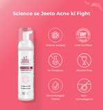 White bottle with alite branding with product features listed