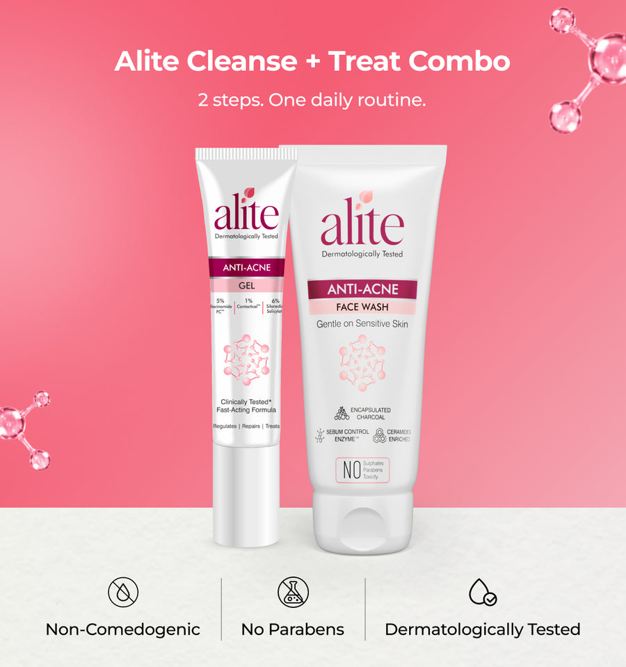 Alite Anti-Acne Gel and Face Wash with product details