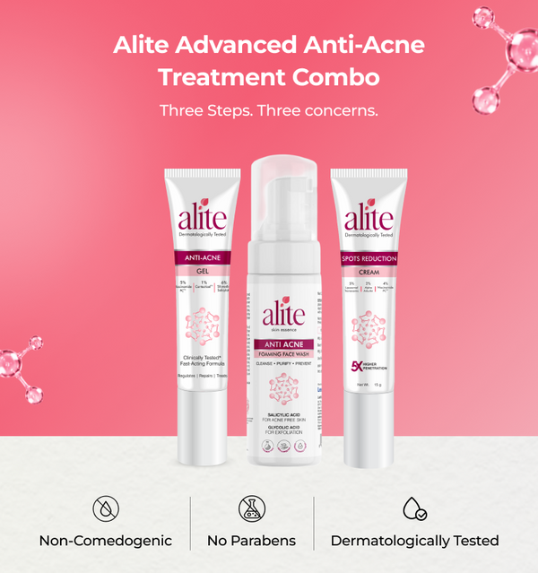 Alite advanced anti acne treatment combo with three products 