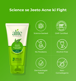 Alite face wash tube with certification icons 
