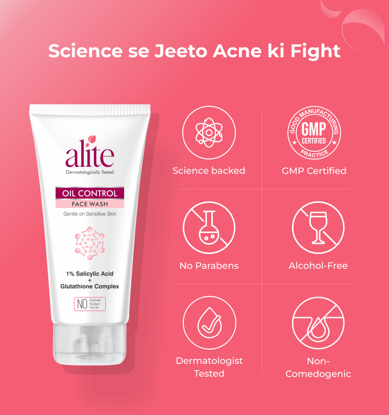 Alite Oil Control Face Wash 70g - 1% Salicylic Acid + Glutathione Comp Alite Skin care Alite Oil Control Face Wash 70g - 1% Salicylic Acid + Glutathione Comp Alite Skin care