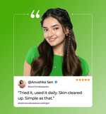 Woman wearing a green shirt 