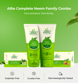Alite Complete Neem Family Combo | Face + Body, Daily Naturals