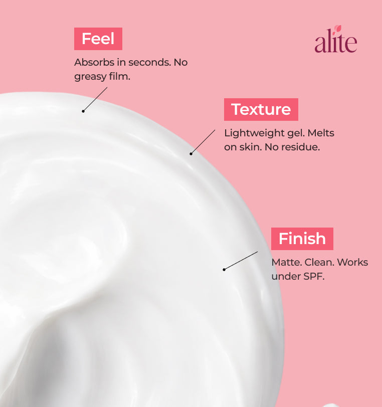 Product texture with alite branding 