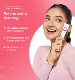 Woman holding a skincare product 