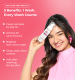 Woman holding a skincare product 