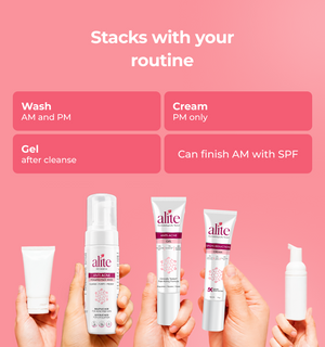 Skincare product display 