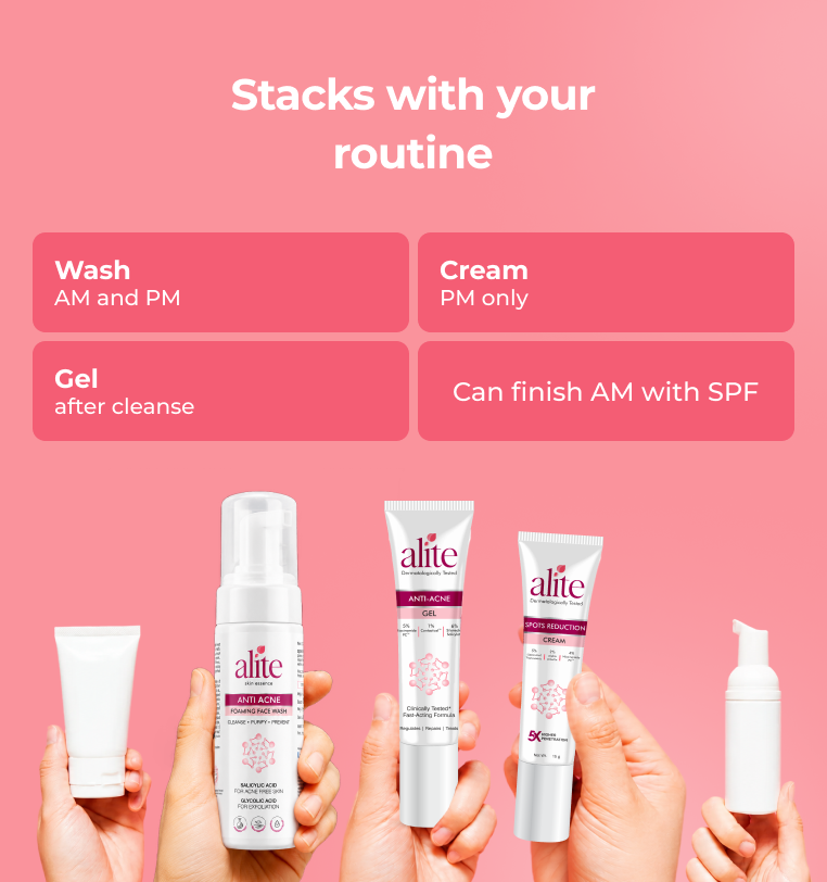 Skincare product display 