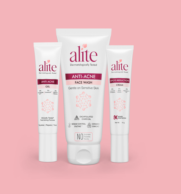 Alite Anti-Acne Treatment Combo | Treats Acne, Unclogs Pores, Fades Post-Acne Marks