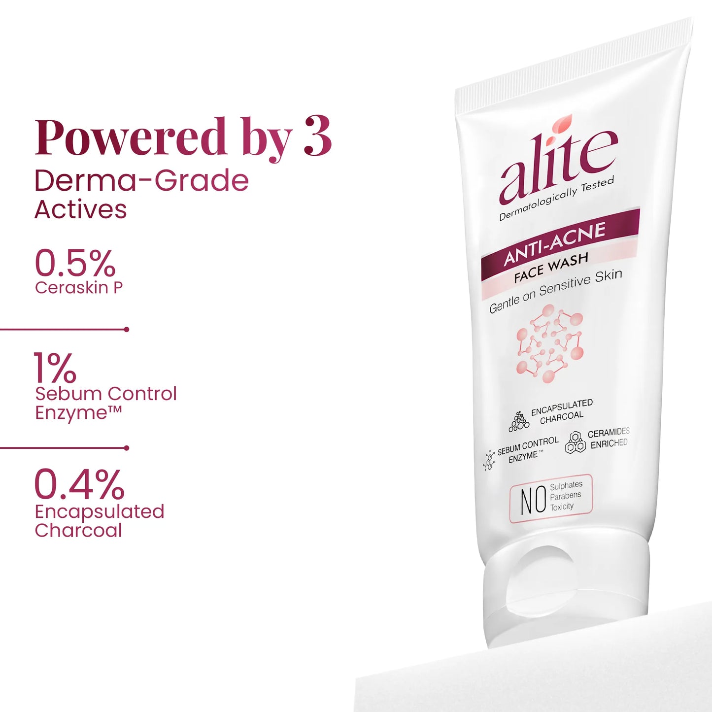 Alite Anti Acne Facewash 140g - Prevent Acne Breakouts & Control Oily Skin