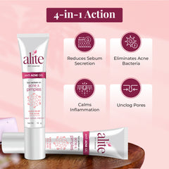 Alite Clear Skin Combo | Acne Gel 15g, Acne Soap, Charcoal Face Wash 70g - Fights Acne, Controls Oil & Purifies Skin