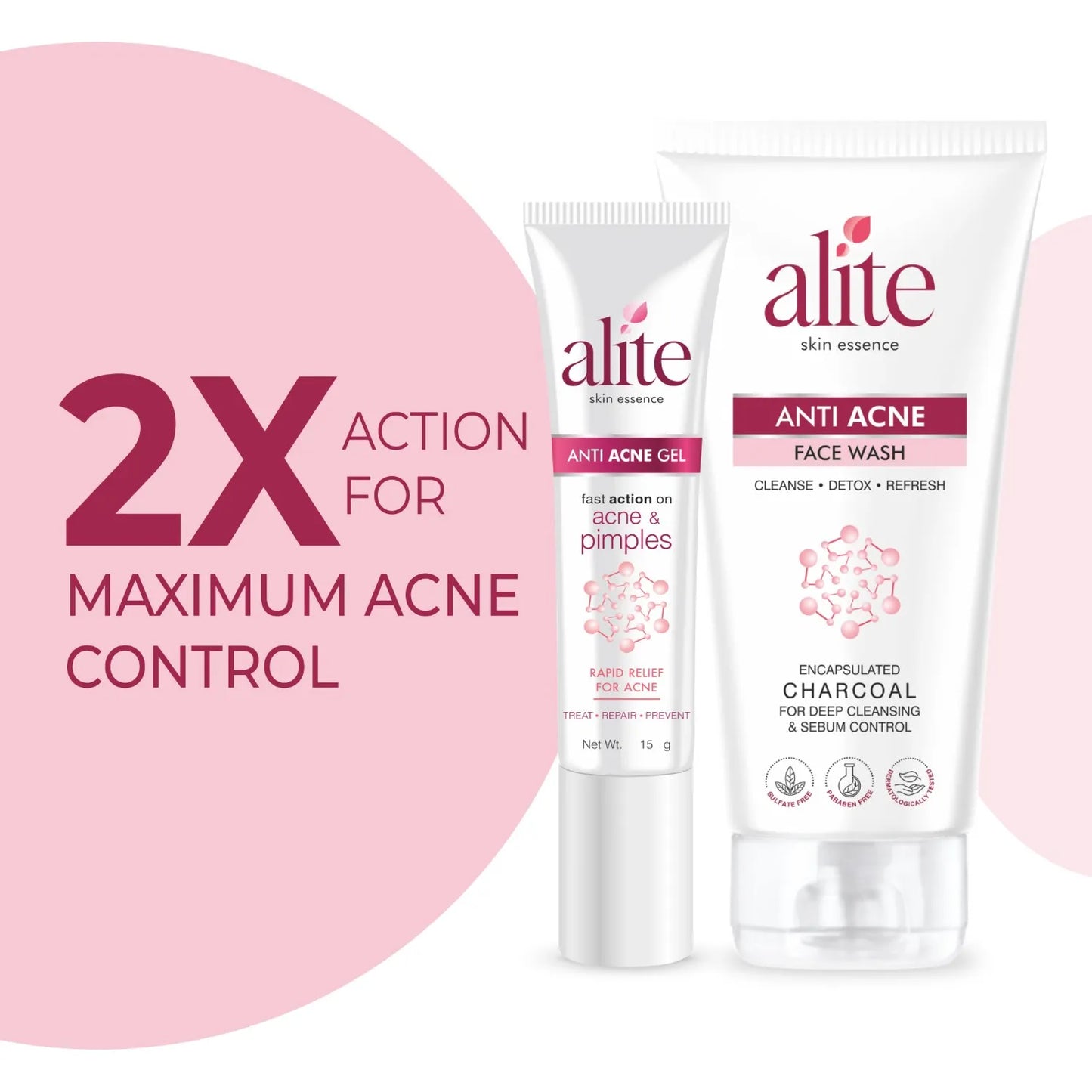 Acne-Free Glowing Combo Prevent Acne, Pimples & Control Oily Skin | Treats, Repairs, Prevents Acne