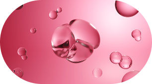 Pink bubbles on a pink background