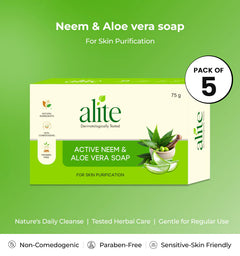 Neem & Aloe Vera Bathing Soap – Natural, Antiseptic & Paraben-Free