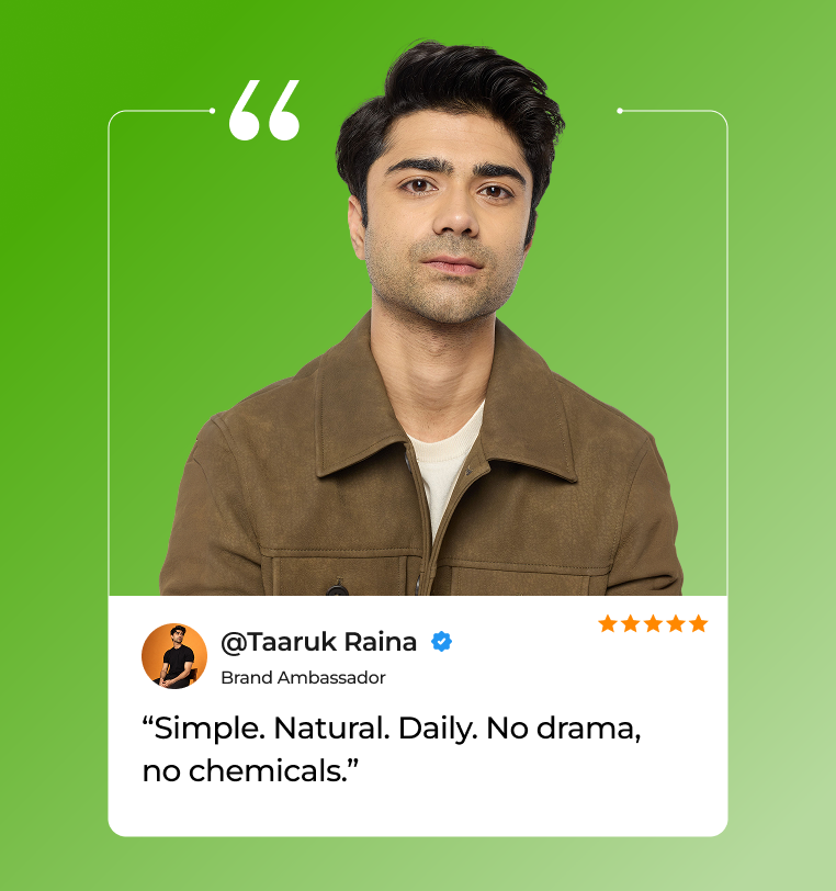 Man in brown jacket with a quote 